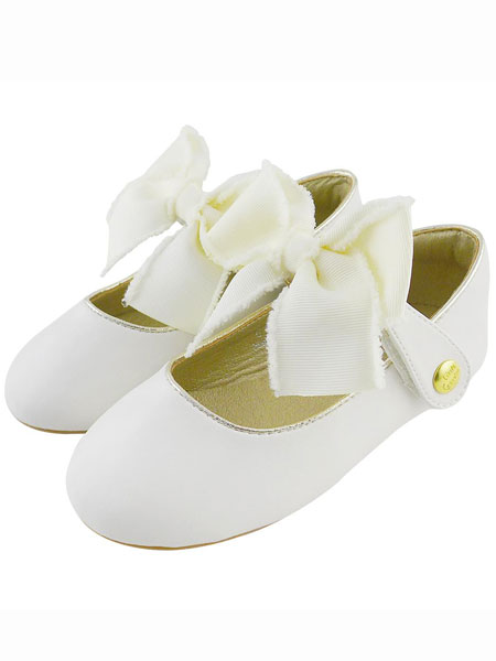 Little Garden童鞋品牌2019春夏娃娃鞋白色