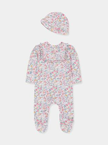 mothercar童装品牌2019秋冬印花连体衣
