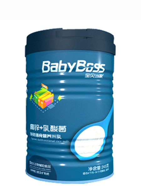 婴儿食品高锌+乳酸菌特殊膳食营养米乳