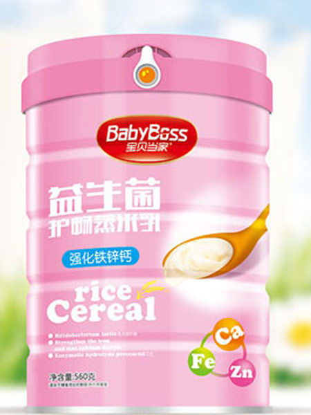 婴儿食品强化铁锌钙益生菌护畅蒸米乳