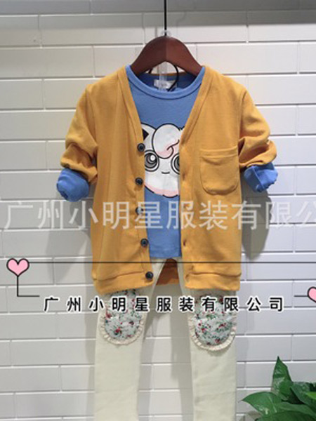 小明星童装品牌2019秋冬针织外套
