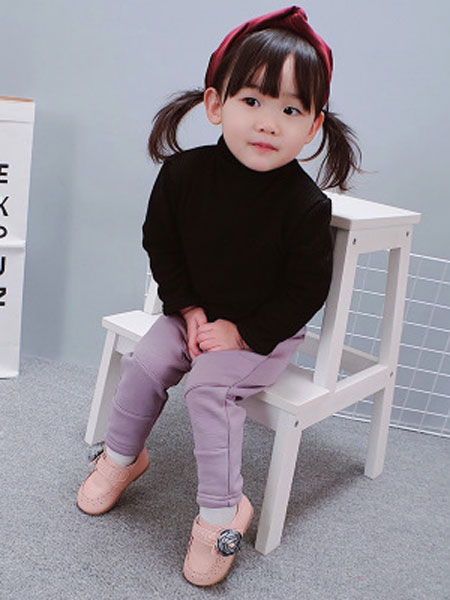 瑞欣儿童装品牌2019秋冬高领羊毛衫套头衫