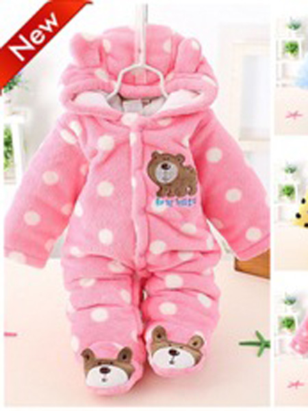 俊熊呗呗童装品牌2019秋冬保暖衣八个月宝宝冬季衣服厚
