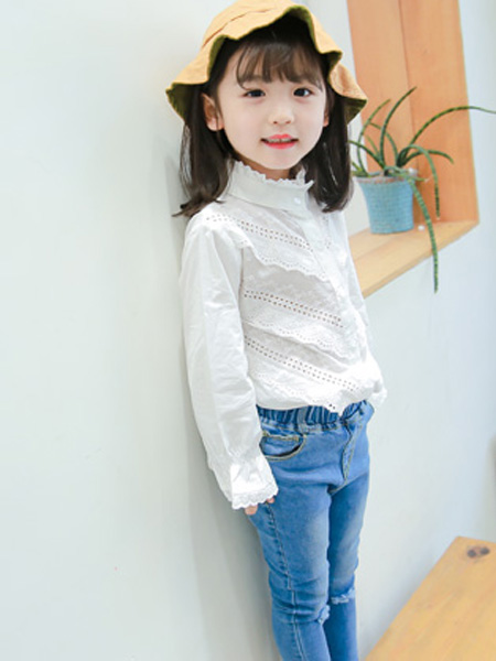 童话印记TONGHUAYINJI童装品牌2019秋冬衬衣长袖衬衫