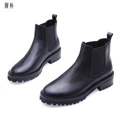 童鞋品牌2019秋冬小粗跟靴子