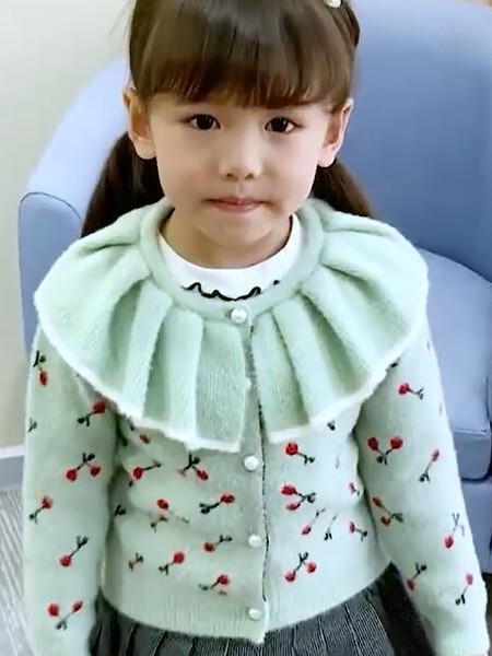 隆婴美童装品牌2019秋季新款纯色印花衬衫