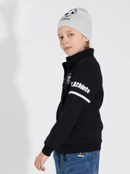 鸿星尔克ERKE童装品牌2019秋冬新款童装儿童运动上衣中大童休闲外套男童开衫卫衣