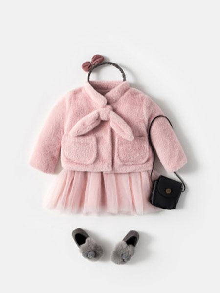 啊咪啦Amila童装品牌2019秋冬儿童保暖童装女童加绒加厚两件套裙