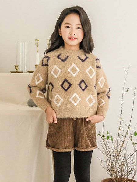 女童秋装毛衣韩版中大童长袖儿童针织衫2019秋冬款套头