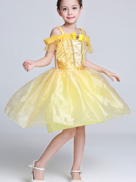 童装品牌2020春夏爱洛公主礼服裙爱洛公主睡美人连衣裙中小童