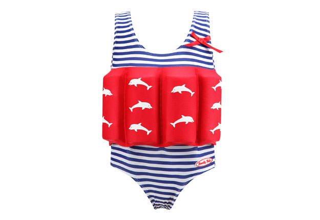 童装品牌2020春夏新款图案可爱浮力泳衣