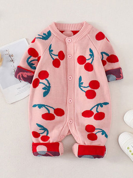 爱尼迪童装品牌2020春夏新款针织衫婴儿连体衣