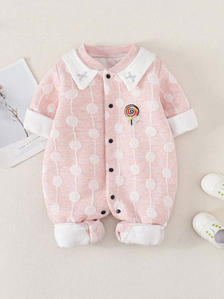 爱尼迪童装品牌2020春夏新款小清新婴儿连体衣