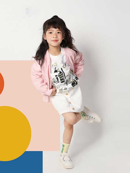 童装品牌2020春夏新款女童创意糖果蕾丝棒球外套