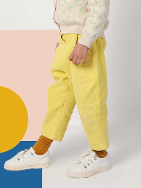 童装品牌2020春夏新款儿童男女糖果色休闲长裤
