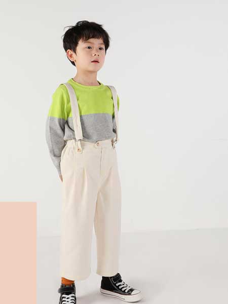deermode童装品牌2020春夏新款男女童创意背带裤