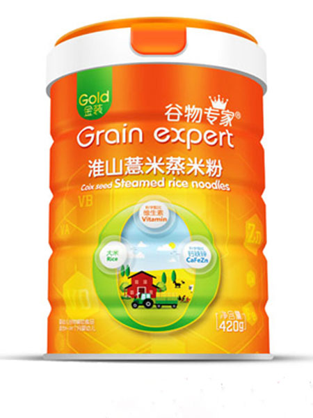 谷物专家婴儿食品2020春夏淮山薏米蒸米粉