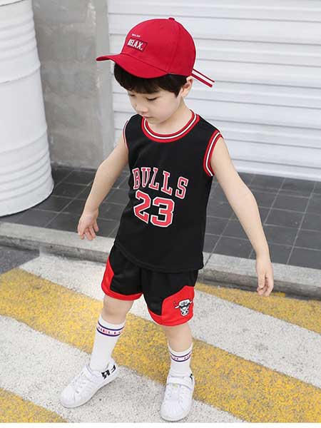 童装品牌2020春夏新款夏季童装儿童运动背心套装篮球两件套中小学生篮球服