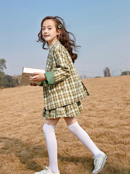 女童春装套装2020新款韩版洋气时髦童装中大童时尚春季两件套裙潮