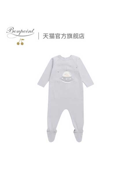 Bonpoint童装品牌2020春夏婴儿连身衣法式新生幼儿连体长袖纯棉