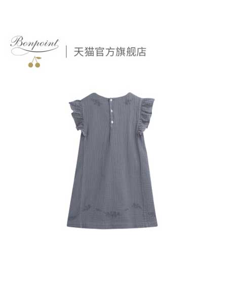 Bonpoint童装品牌2020春夏儿童连身连衣裙女童春季公主裙
