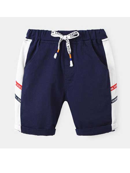 WELLKIDS童装品牌2020春夏新款新款童裤字母运动五分裤