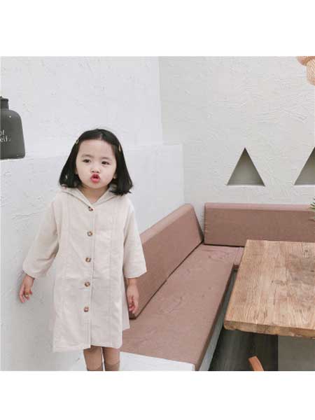 喆尔童装品牌2020春夏新款韩版女童灯芯绒两面穿条绒连衣裙