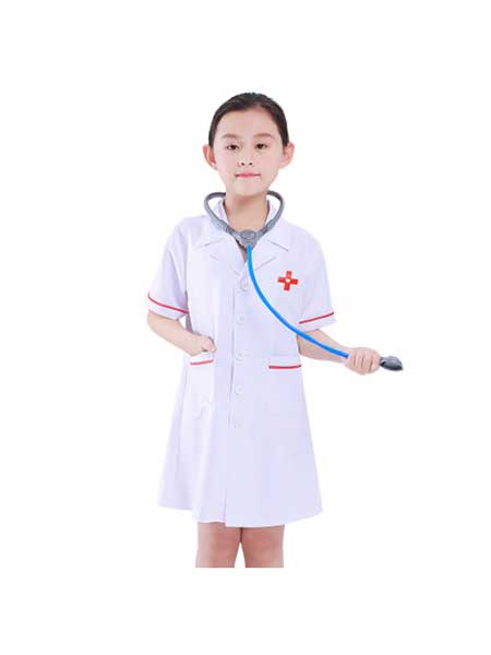朗威童装品牌2020春夏儿童表演医生护士职业制服角色扮演服装幼儿园cosplay演出服