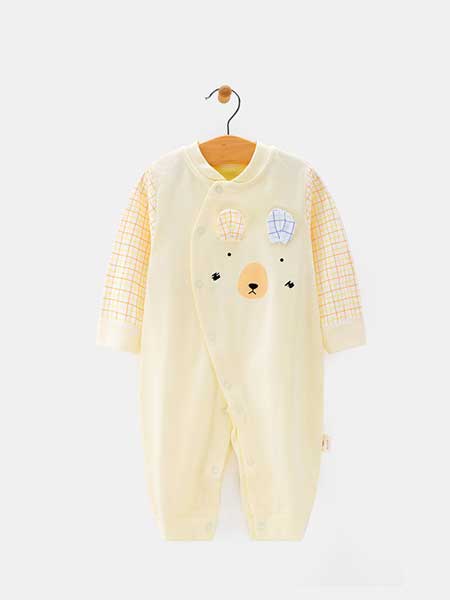 欢喜小熊童装品牌2020春夏婴儿连体衣纯棉薄款新生儿衣服夏装睡衣空调服女宝宝哈衣