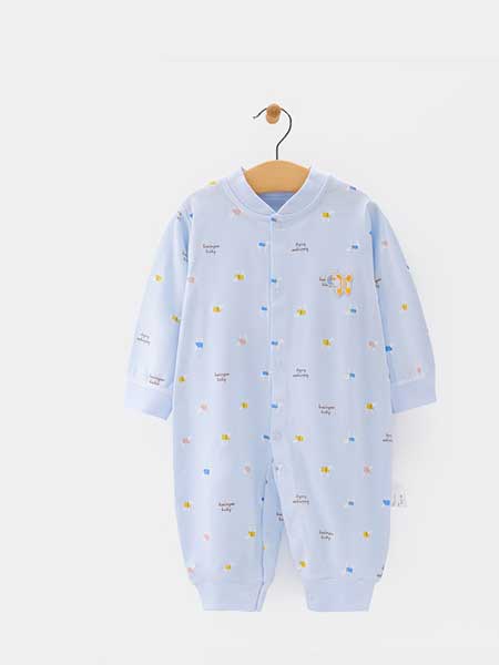 欢喜小熊童装品牌2020春夏婴儿连体衣纯棉薄款新生儿衣服夏装睡衣空调服女宝宝哈衣
