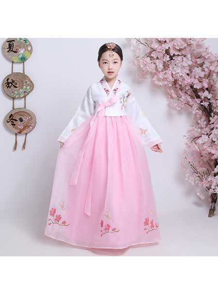 童装品牌2020春夏新款儿童舞蹈服装韩服女童朝鲜族舞蹈服装大长今民族舞蹈演出服装