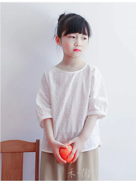 禾陶成衣童装品牌2020春夏女童知性衬衣