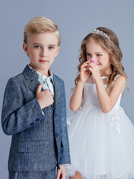 童装品牌2020春夏仿婚礼盛典婚衣