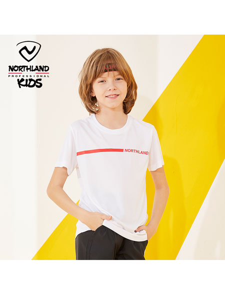诺诗兰童装品牌2020春夏短袖T恤夏装新款吸湿速干男童中大童圆领上衣半袖
