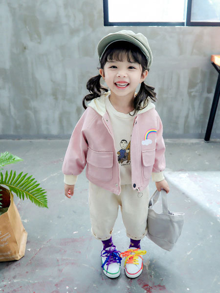 童装品牌2020春夏宝宝外套女1-3岁5洋气男女童夹克衫韩版潮婴儿童棒球服