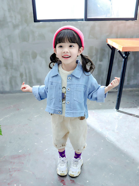 童装品牌2020春夏儿童女宝宝小童韩版洋气短款公主时髦