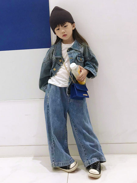 童装品牌2020春夏童装男童女童日系韩版复古儿童新款牛仔上衣外套