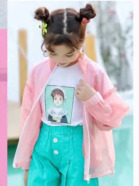 班尼小豚童装品牌2020春夏粉色外套