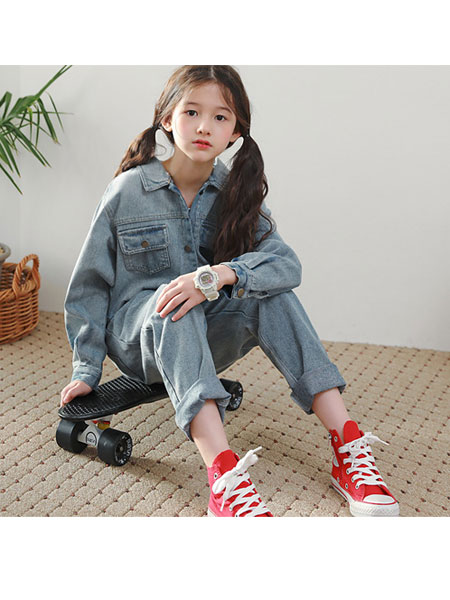 J KIDS童装品牌2020春夏牛仔连体裤