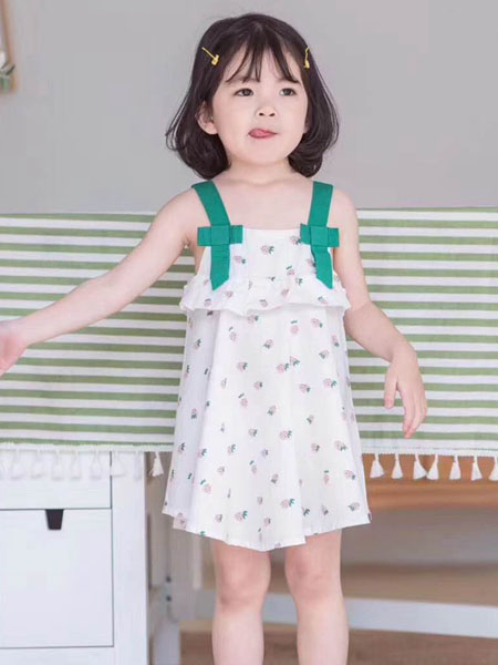 宾果童话童装品牌2020春夏小童吊带裙