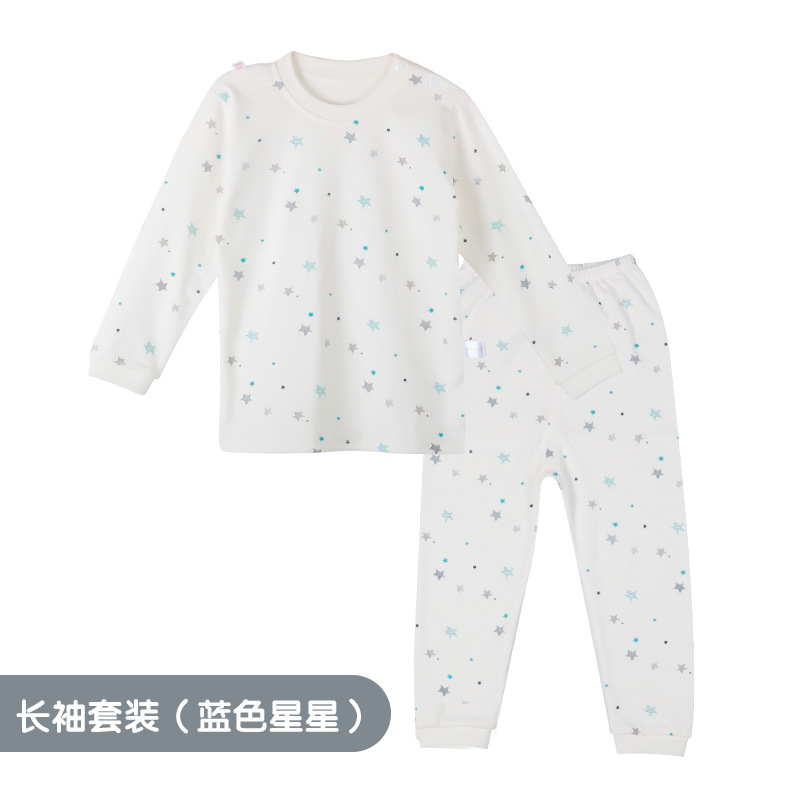 童装品牌2020春夏新款婴幼儿睡衣纯棉儿童内衣套装纯棉儿童短袖家居服