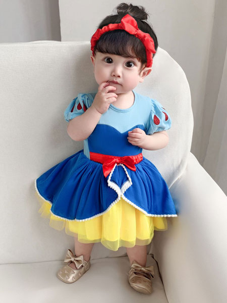 童装品牌2020春夏女童新款婴儿幼儿连体衣/爬行衣/连衣裙美人鱼公主装扮