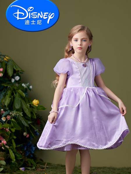 迪士尼童装品牌2020春夏公主裙精美华丽
