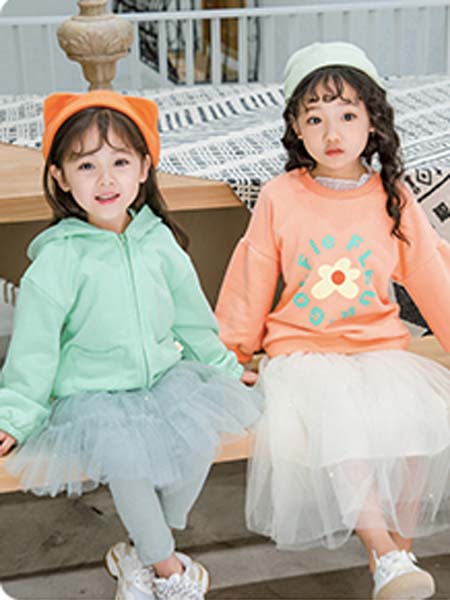 孩优美童装品牌2020春夏外套绿色小清新