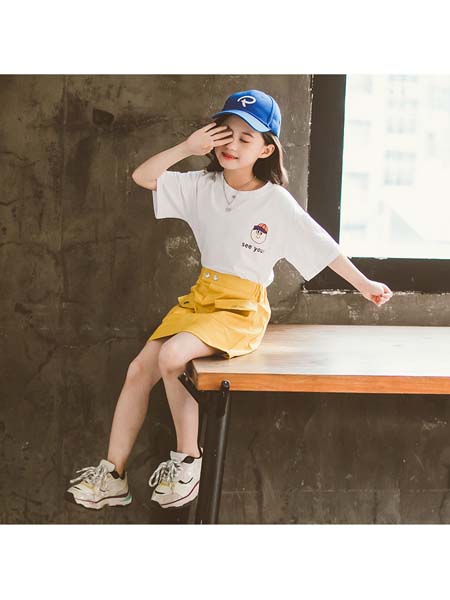 YC·Kids童装品牌2020春夏时尚韩范中大童休闲靓色套装