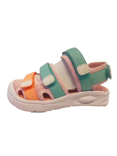 匹克儿童童装品牌2020春夏水绿色女小童儿童凉鞋