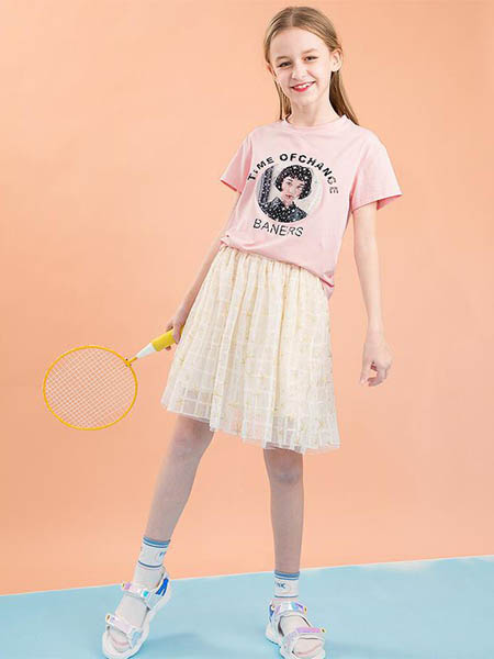 安娜与杰西童装品牌2020春夏女童甜美套装裙