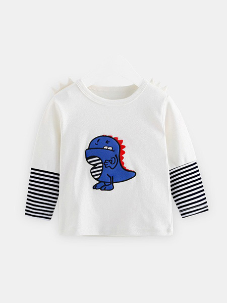 乖米熊童装品牌2020春夏恐龙卡通T恤