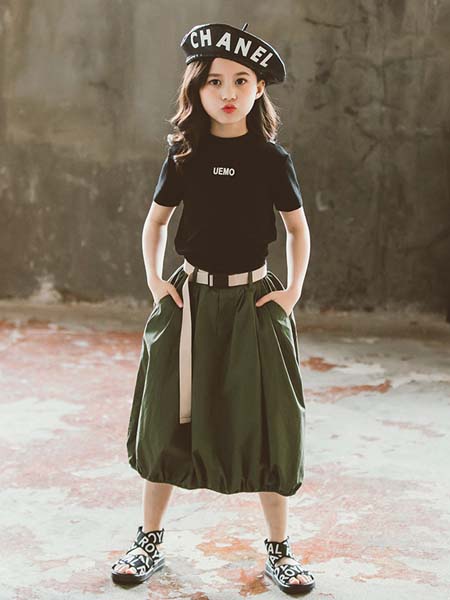 Tao cat Kids童装品牌2020春夏短袖T恤新款夏装儿童女孩洋气夏季上衣宽松半袖T恤