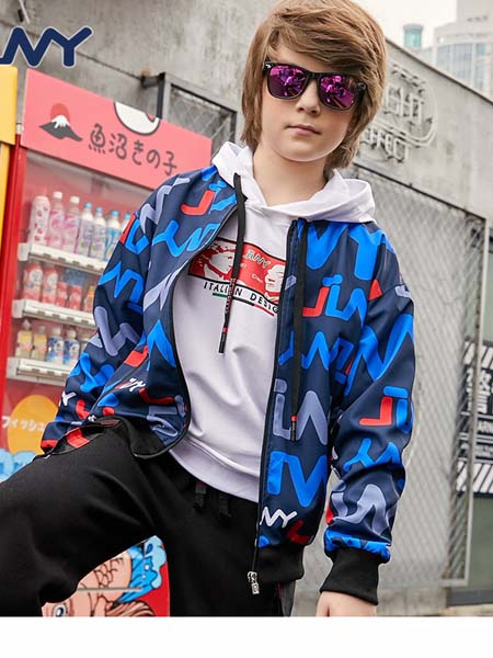 JINY童装品牌2020春夏新款男童风衣潮运动童外套